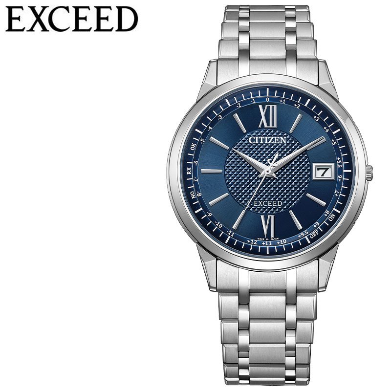 乐天商城 - シチズン 腕時計 CITIZEN 時計 エクシード メンズ 電波 ソーラー 男性 仕事 ビジネス スーツ オフィス 記念日 彼氏 夫 旦那 様 父 息子 電波ソーラ 電波時計 カレンダー チタン 軽量 薄型 シンプル CB1140-61L ブランド プレゼント 新社会人 入学 卒業 ギフト