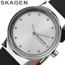 スカーゲン スカーゲン 腕時計 SKAGEN 時計 フレイヤ リール レディース ブラック 女性 仕事 ビジネス オフィス スーツ 誕生日 記念日 贈り物 就活 就職祝い 入学祝い 卒業祝い シンプル 薄型 軽い レザー 革 革ベルト SKW3119 人気 おすすめ おしゃれ ブランド プレゼント ギフト