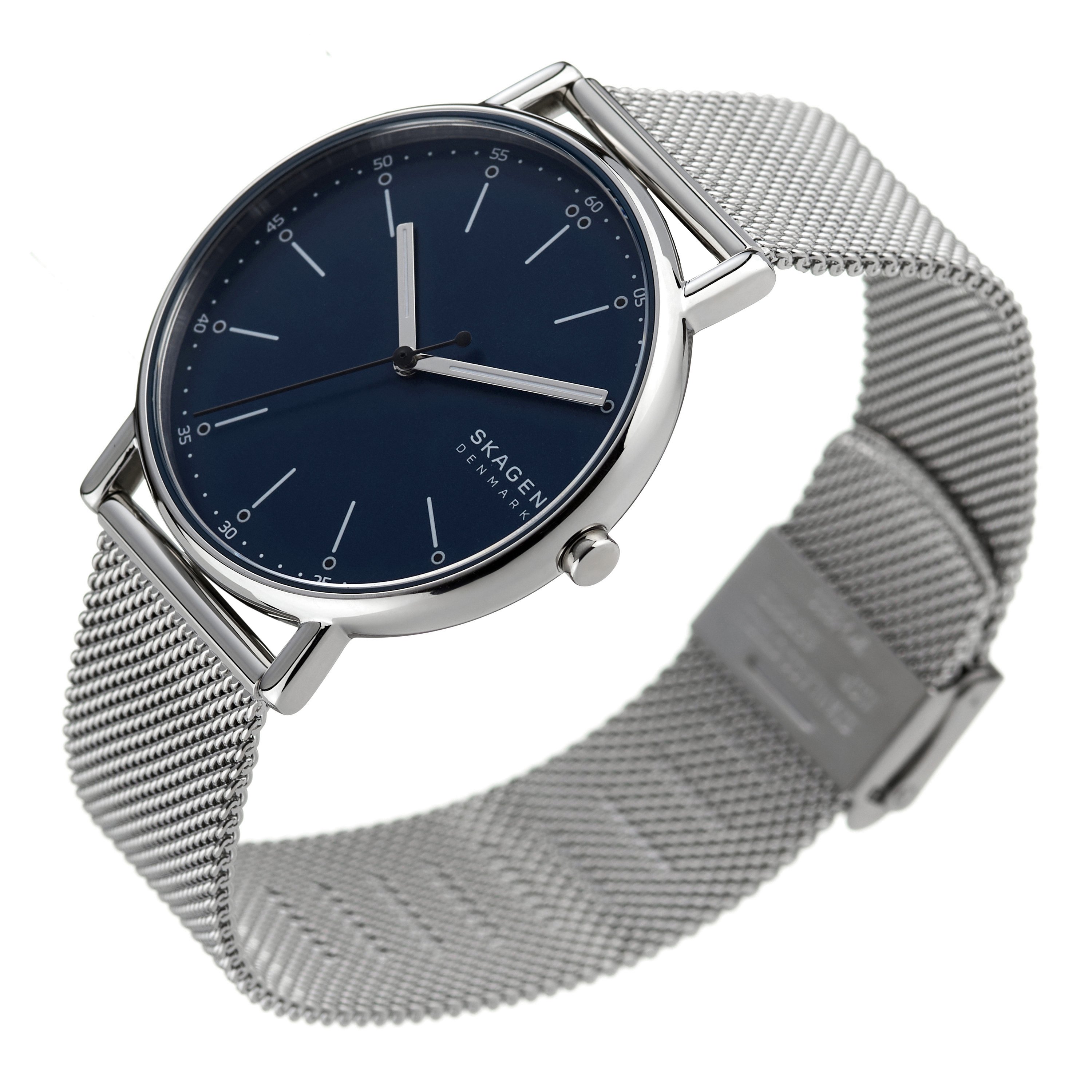 スカーゲン 腕時計 SKAGEN 時計 シグネチャー SIGNATUR メンズ ネイビー 男性 仕事...