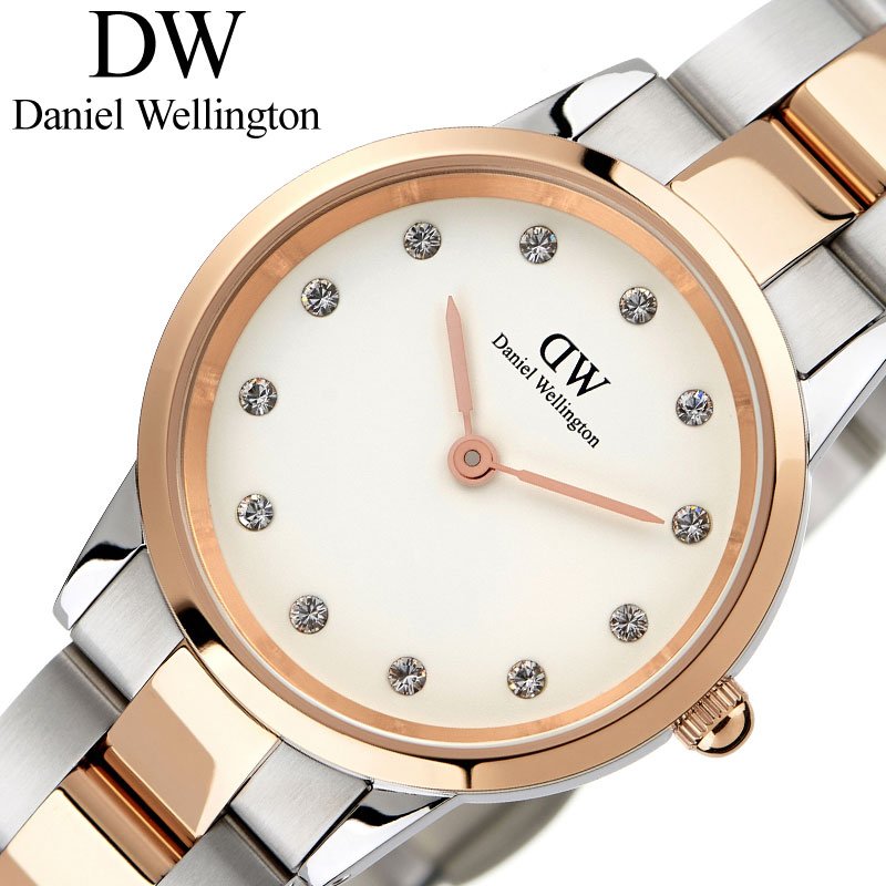 ダニエルウェリントン 腕時計 Daniel Wellington 時計 レディース 腕時計 アイコニックリンクルミネ 女性 シンプル 高級感 上品 仕事 ..