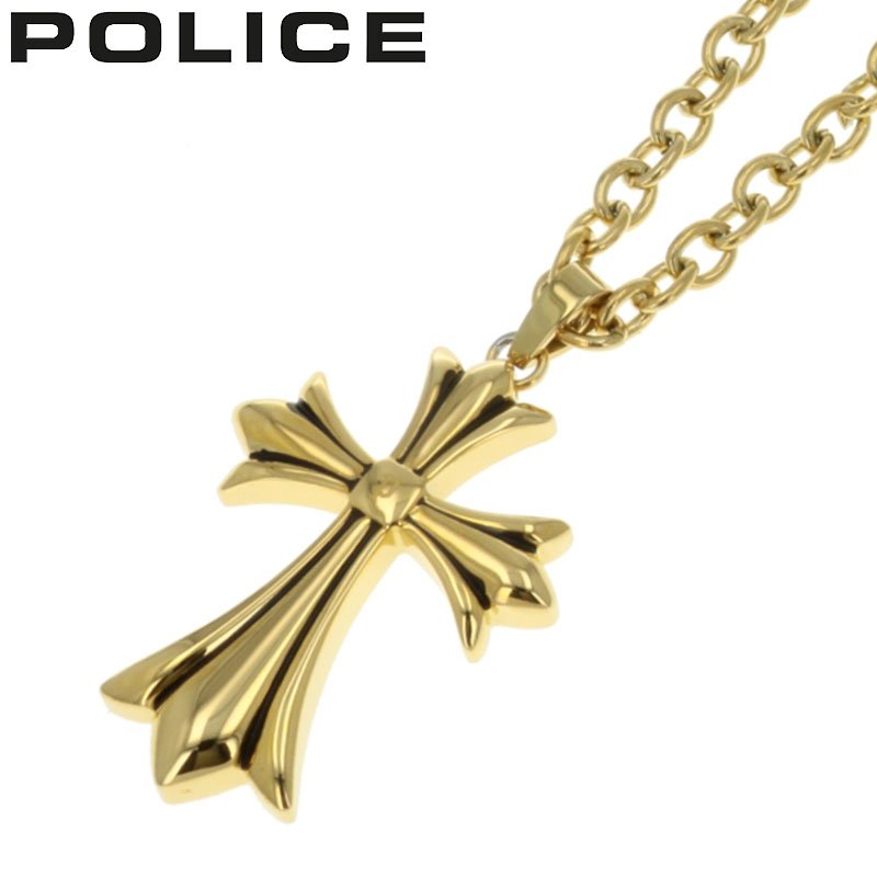 乐天商城 - ポリス アクセサリー POLICE ネックレス 新社会人 入学 卒業 プレゼント グレイス GRACE メンズ ゴールド 男性 誕生日 記念日 お祝い 贈り物 彼氏 夫 旦那 パパ 父 息子 ファッション かっこいい 25154PSG02 定番 おすすめ おしゃれ ブランド ギフト