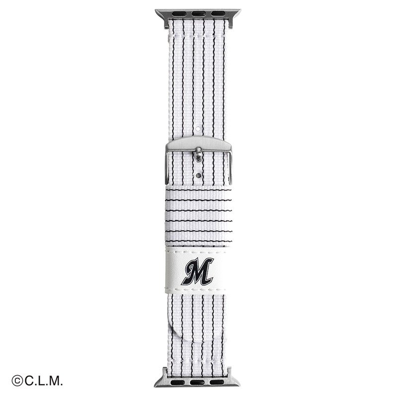 【BAMBI アップルウォッチ用バンド パ・リーグ 6球団デザイン】 アップルウォッチ バンド 替えベルト 替えバンド メンズ レディース 交換ベルト ベルト 千葉ロッテマリーンズ マリーンズ applewatch 42mm 44mm 45mm 49mm RWL004MHU クリスマス ギフト