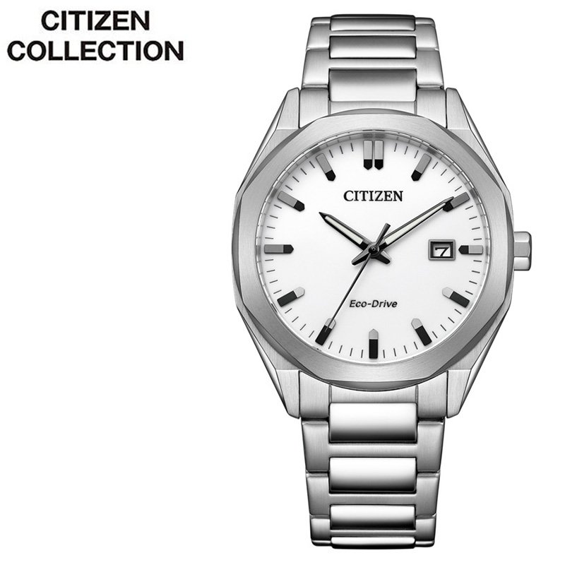 乐天商城 - シチズン 腕時計 CITIZEN 時計 メンズ 男性 ソーラー シンプル エコドライブ 大人 仕事 ビジネス 日付 彼氏 夫 旦那 様 パパ 父 息子 誕生日 記念日 学生 大学生 社会人 新社会人 入学 卒業 入学祝い 就職祝い ギフト BM7620-83A ブランド