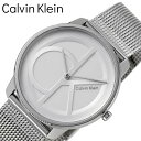 カルバンクライン 腕時計 Calvin Klein 時計 アイコニック Iconic 白 クォーツ レディース 女性 アナログ メタル メタルバンド ファッショ...