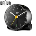 ブラウン 置時計 BRAUN ブラウン置時計 BC01B 目覚まし時計 アナログ アラームクロック ANALOG ARALM CLOCK ユニセックス ブラック...