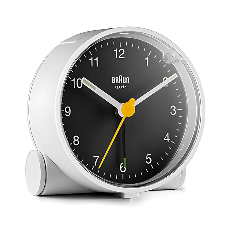 ブラウン 置時計 BRAUN ブラウン置時計 BC01WB 目覚まし時計 アナログ アラームクロック ANALOG ARALM CLOCK ユニセックス ホワイト×ブラック クオーツ(静音設計) 人気 おすすめ おしゃれ ブランド プレゼント ギフト [2]