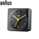 ブラウン 置時計 BRAUN ブラウン置時計 BC02XB 目覚まし時計 アナログ アラームクロック ANALOG ARALM CLOCK ユニセックス ブラッ...