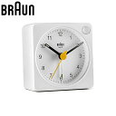 ブラウン 置時計 BRAUN ブラウン置時計 BC02XW 目覚まし時計 アナログ アラームクロック ANALOG ARALM CLOCK ユニセックス ホワイ...