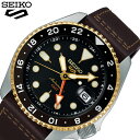 セイコー 腕時計 SEIKO 時計 セイコー5 スポーツ SEIKO5 SPORTS SKX Series メンズ SBSC020 男性 ブラック ダークブラウン 機械式 自動巻き おすすめ おしゃれ ブランド プレゼント ギフト