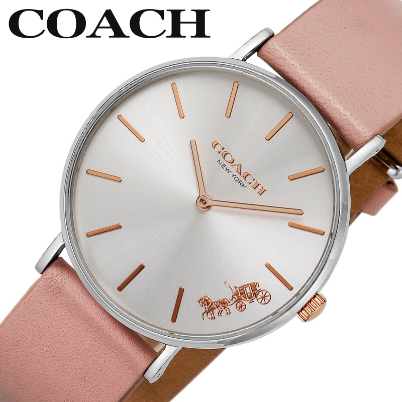 コーチ 腕時計 COACH 時計 ペリー 36mm PERRY レディース CO-14503258 女性 シルバー ピンク クォーツ 人気 おすすめ おしゃれ ブランド プレゼント ホワイトデー ギフト