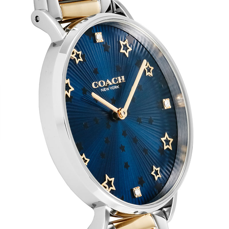コーチ 腕時計 COACH 時計 ペリー 36mm PERRY レディース CO-14503523 女性 ブルー シルバー×ゴールド クォーツ 人気 おすすめ おしゃれ ブランド プレゼント ギフト