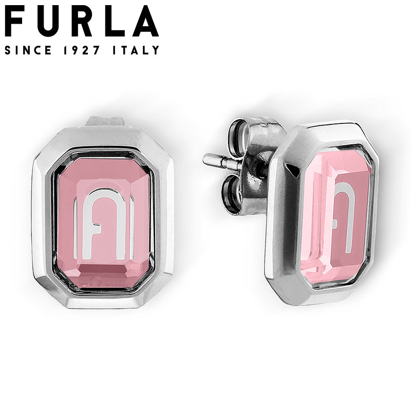 Rakuten - フルラ アクセサリー FURLA ピアス 新社会人 入学 卒業 プレゼント オクタゴナル OCTAGONAL EARRINGS レディース FJ0304ETU 女性 シルバー、ピンク 人気 おすすめ おしゃれ ブランド ギフト 母の日