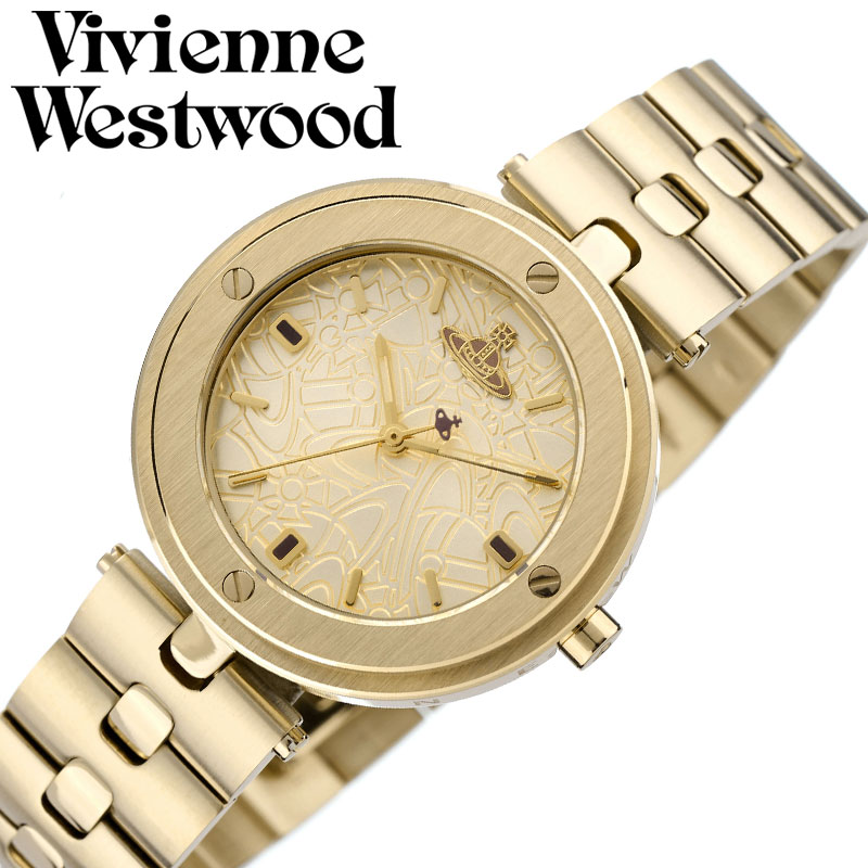 C, D, T, R, W - ヴィヴィアン ウエストウッド 腕時計 Vivienne Westwood 時計 ホワイトホール Whitehall レディース VV287CPGD 女性 ゴールド クォーツ 人気 おすすめ おしゃれ ブランド プレゼント 新社会人 入学 卒業 ギフト 母の日