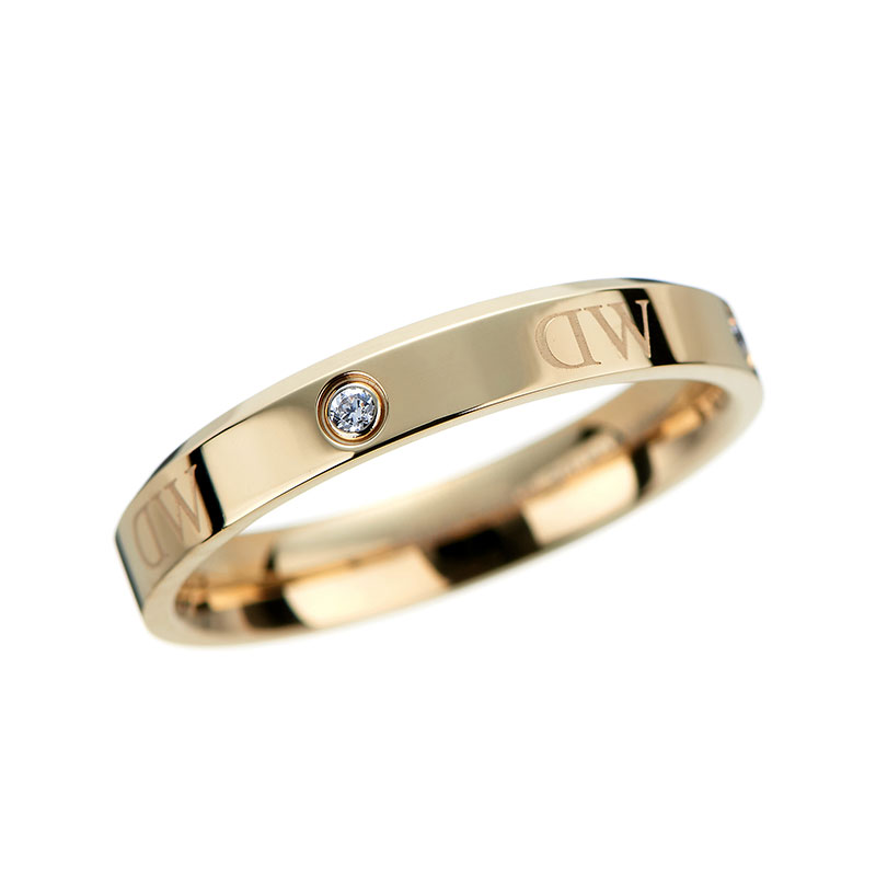 ダニエル ウェリントン アクセサリー Daniel Wellington リング クラシック ルミネ リング Classic Lumine Ring G 48 ユニセックス DW00400285 ゴールド 人気 おすすめ おしゃれ ブランド プレゼント ギフト
