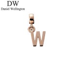 ダニエル ウェリントン アクセサリー Daniel Wellington チャーム チャーム レター Charm Letter W RG ユニセックス DW00...