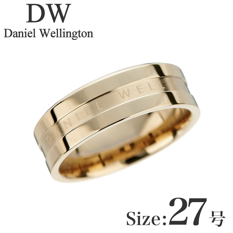 ダニエル ウェリントン アクセサリー Daniel 新社会人 入学 卒業 プレゼント Wellington リング エラン Elan Ring G 68 ユニセックス DW00400526 ゴールド 人気 おすすめ おしゃれ ブランド ギフト