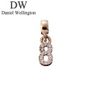 ダニエル ウェリントン アクセサリー Daniel Wellington チャーム チャーム ナンバー Charm number crystals 8 RG レ...