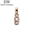 ダニエル ウェリントン アクセサリー Daniel Wellington チャーム チャーム ナンバー Charm number crystals 9 RG レ...