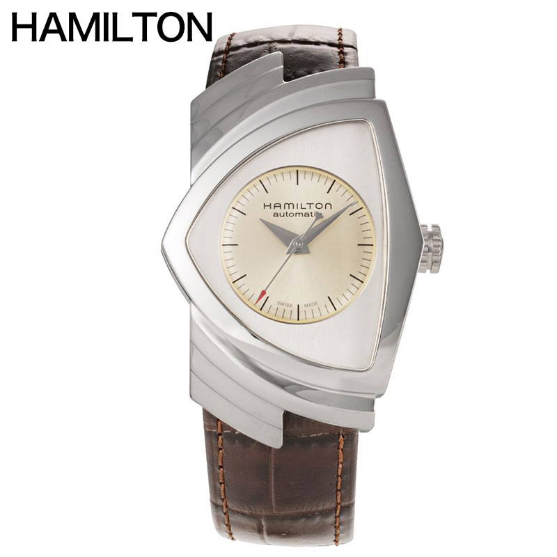 ハミルトン 腕時計 HAMILTON 時計 ベンチュラ VENTURA Auto メンズ H24515521 男性 ベージュ ブラック 機械式 自動巻き 人気 おすすめ おしゃれ ブランド プレゼント ギフト