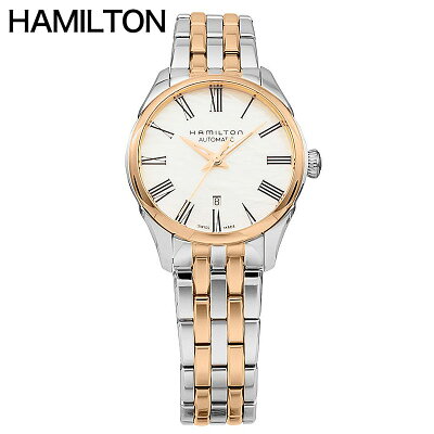 ハミルトン 腕時計 HAMILTON 時計 ジャズマスター JAZZ MASTER Lady Auto レディース H42225191 女性 ホワイトパール シルバー ピンクゴールド 機械式 自動巻き 人気 おすすめ おしゃれ ブランド プレゼント ギフト