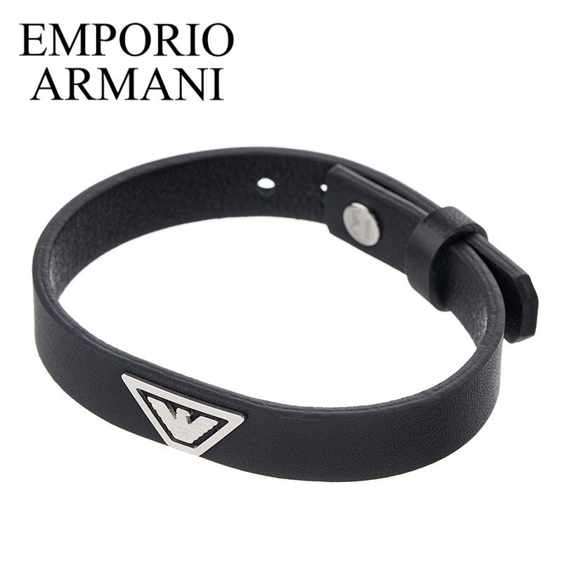 ����ݥꥪ ����ޡ��� ���������꡼ EMPORIO �ۥ磻�ȥǡ� �ץ쥼��� ARMANI �֥쥹��å� ��� �֥�å� EGS3128040 �͵� ������...