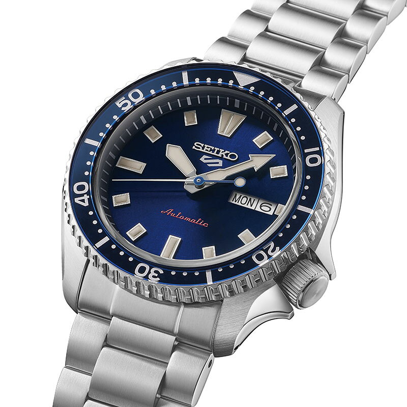 セイコー 腕時計 SEIKO 時計 セイコー5 5 Sports SKX Series メンズ SBSA303 男性 ネイビー シルバー 機械式 自動巻き 人気 おすすめ おしゃれ ブランド プレゼント ホワイトデー ギフト