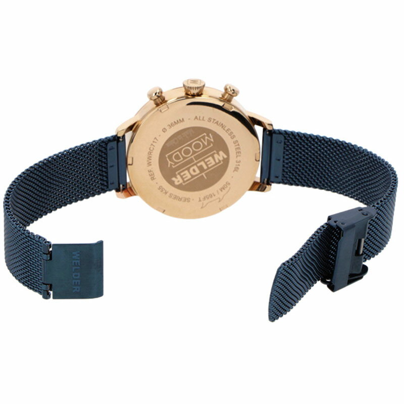 【75%OFF半額 39490円引】ウェルダー 腕時計 WELDER 時計 ムーディー Moody ユニセックス 腕時計 ブルー系（偏光ガラス） WWRC717 人気 おすすめ おしゃれ 光沢感 光映え 光彩 高級感 華やかさ ファッション ビジネス ブランド プレゼント ギフト