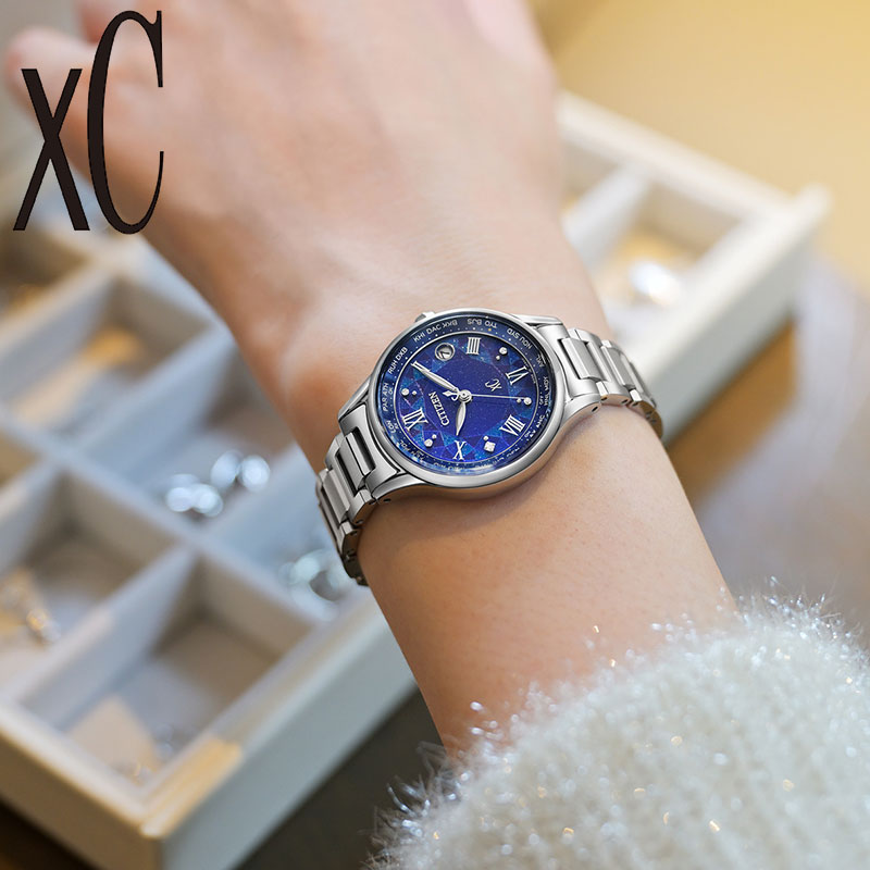 乐天商城 - シチズン 腕時計 CITIZEN 時計 クロスシー xC レディース ブルー 電波ソーラー クォーツ（電池式）ペアウォッチ EC1160-71L シンプル 華奢 高級感 かわいい カジュアル ビジネス ファッション 恋人 夫婦 おすすめ おしゃれ ブランド プレゼント ギフト 入学 卒業 母の日