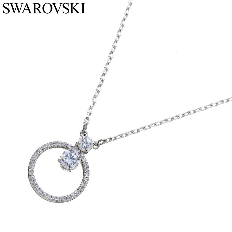 Rakuten - 【最大5,900円引き】【34％OFF】スワロフスキー アクセサリー Swarovski ネックレス プレゼント レディース ホワイト SW-5692261 人気 おすすめ おしゃれ 上品 華やか ジュエリー ラグジュアリー かわいい 光沢 彼女 嫁 友達 女友達 誕生日 お祝い 記念日 ブランド 母の日