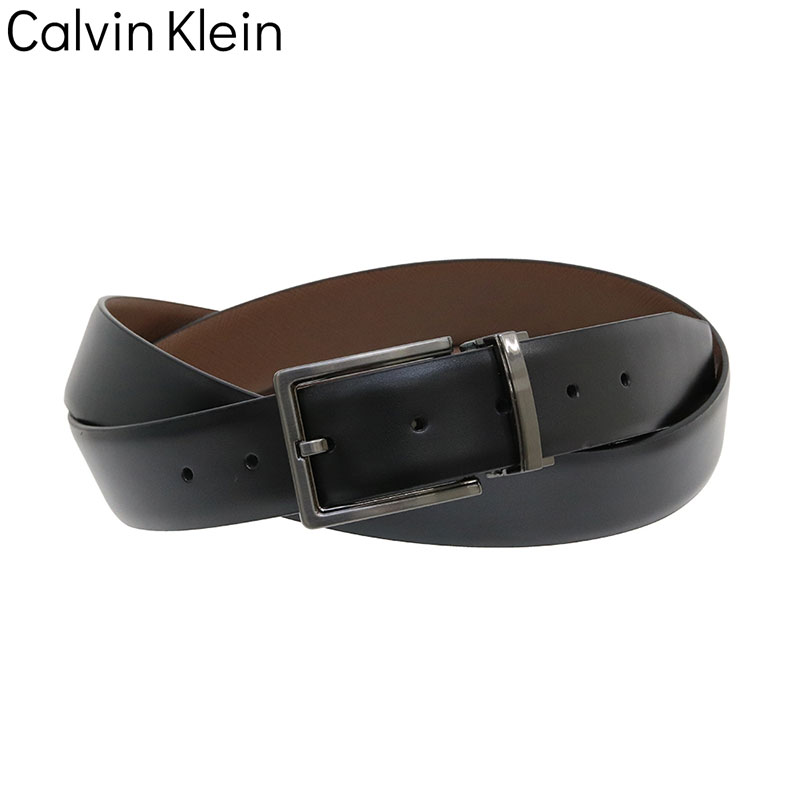 ����Х󥯥饤�� ��С����֥�٥�� Calvin Klein �׾�ʪ �٥�� Reversible Belt ��� �֥�å� / ���ࡼ�� �֥饦�� ���ե�...