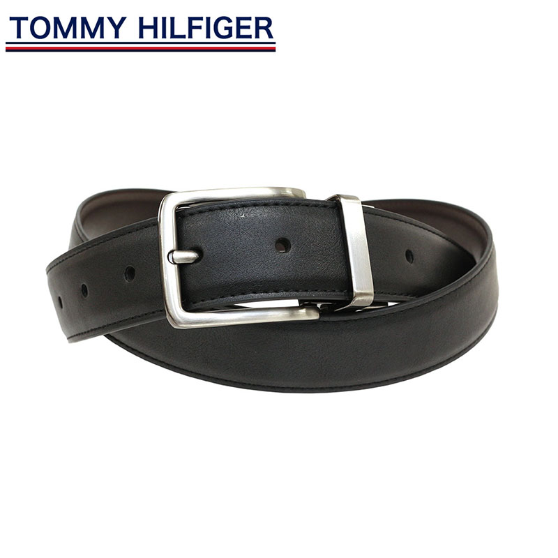 トミー ヒルフィガー リバーシブルベルト Tommy Hilfiger 革小物 リバーシブルベルト メンズ リバーシブルベルト ブラック/ブラウン 11TL020038-014 人気 おすすめ おしゃれ ブランド プレゼント ギフト