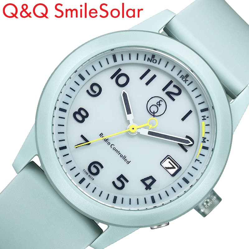 シチズン キューアンドキュー スマイルソーラー 腕時計 CITIZEN Q＆Q smilesolar 時計 ソーラーメイト電波 SolarMate レディース スカイブルー 電波 ソーラー D08A-005VK シンプル カジュアル おすすめ おしゃれ ブランド プレゼント ギフト ホワイトデー