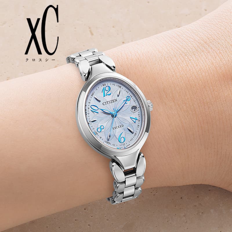CITIZEN - 【最大22,000円引き】【20％OFF】シチズン 腕時計 CITIZEN 時計 エクシード EXCEED レディース ホワイト 電波ソーラー クォーツ（電池式）シルバー チタン ベルト ES9510-57D シンプル かわいい カジュアル オフィス 彼女 妻 誕生日 おしゃれ ブランド プレゼント 母の日