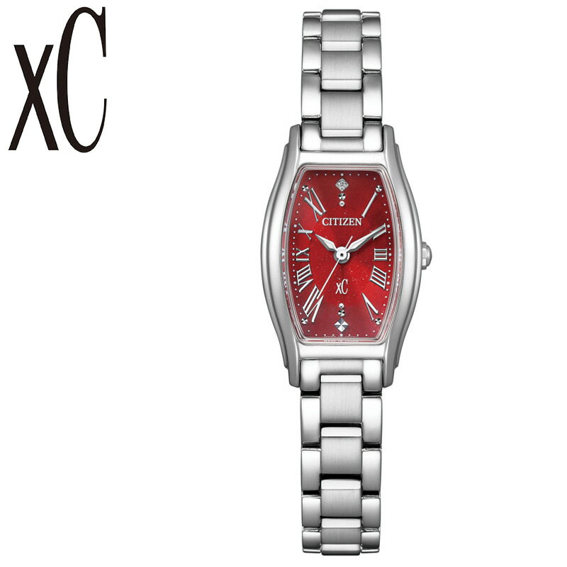 Other - 【最大10,800円引き】【20％OFF】シチズン 腕時計 CITIZEN 時計 クロスシー xC レディース レッド ソーラー シルバー ステンレス ベルト EW5541-50W シンプル カジュアル 高級感 可愛い 華奢 ビジネス スーツスタイル 記念日 誕生日 おしゃれ ブランド プレゼント 母の日
