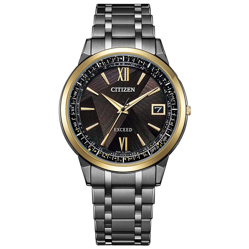 シチズン 腕時計 CITIZEN 時計 エクシード EXCEED メンズ ブラック チタン ベルト 電波ソーラー クォーツ（電池 capsule-10079286 ブランドアクセと腕時計のカプセル サンプル画像2