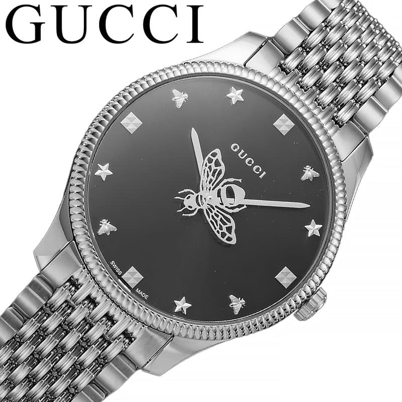 gucci///////////////\\\\\\\\\\\\\\\\\\\\\\\\\\\\\\\' - グッチ 腕時計 GUCCI 時計 ジータイムレス G-Timeless ユニセックス YA1264154 ブラック シルバー 人気 おすすめ おしゃれ ブランド プレゼント ギフト