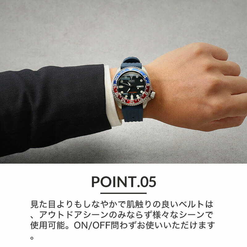 楽天市場】セイコー SEIKO 対応 MOD FKM VINTAGE RUBBER STRAP