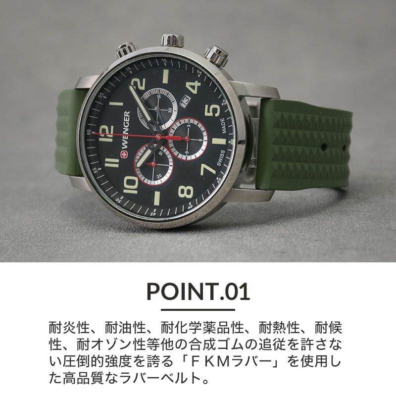 ブランドアクセと腕時計のカプセルのウェンガー WENGER 対応 ベルト MOD FKM VINTAGE RUBBER STRAP ヴィンテージ ラバー ストラップ カン幅 ベルト幅 ラグ幅 20mm 22mm 幅 腕時計 シリコンベルト 時計 ラバーベルト バンド 時計ベルト 腕時計ベルト 替えベルト 替えバンド 新社会人 入学 卒業 ギフト 父の日｜アングル3