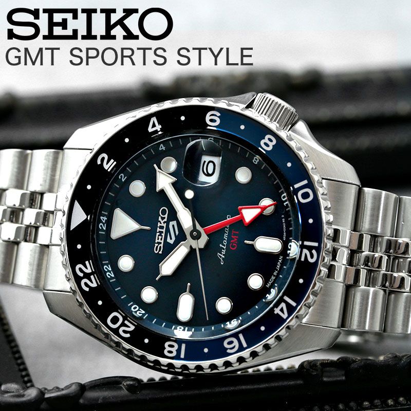 スポーツ セイコー ファイブ スポーツ 腕時計 SEIKO 5 Sports 時計 セイコー5 ボーイ BOY ネイビーボーイ ブラックボーイ メンズ 男性 ブランド 自動巻き 機械式 オートマチック 海外モデル メタル ベルト 日本製 おしゃれ ビジネス フォーマル スーツ 恋人 彼氏 夫 プレゼント 新生活