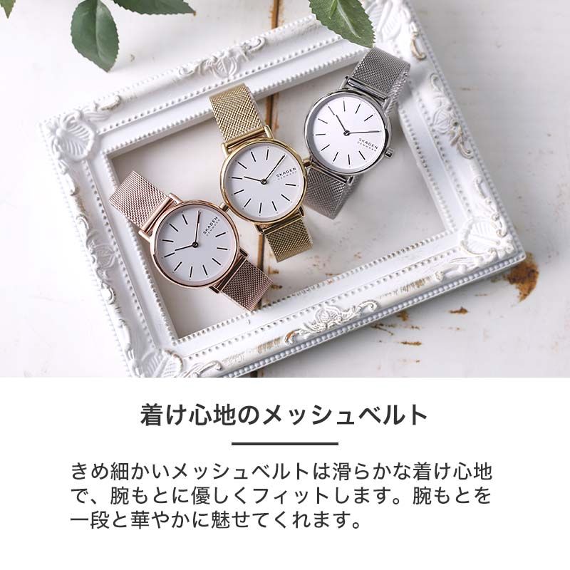 スカーゲン 時計 レディース 腕時計 メッシュベルト シルバー 楽天市場】SKAGEN スカーゲン 腕時計 時計 ブランド レディース