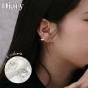 イヤーカフ イヤリング ピアス パール クリスマス プレゼント レディース 女性 ブランド シンプル かわいい 小さめ 華奢 細 細い 大人 おしゃれ シルバー...