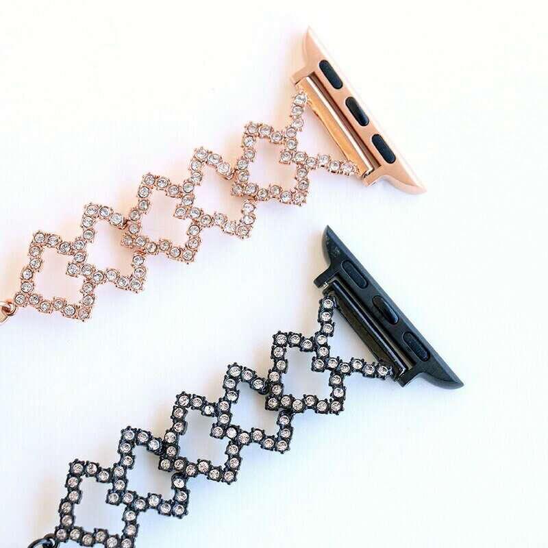 【パッケージ訳アリ】上品で煌びやかなコルダシリーズより ブレスレットのようなベルト アップルウォッチベルト Apple Watch Series1 2 3 4 5 6 7 SE 細身 Apple Watch ベルト おしゃれ 38/40/41mm ステンレス ベルト アクセサリー ブレス 上品 レディース CORDA コルダ