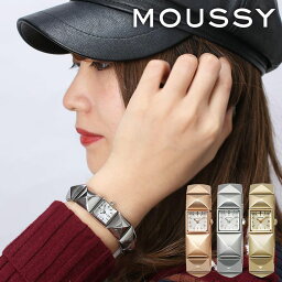 ユー・クラシカルエレガンス 5年保証 腕時計 レディース バングル ブランド 30代 MOUSSY ブレスレット マウジー 時計 ORIENT オリエント 女性 防水 スタッズ 正規品 スクエア型 おしゃれ メドール Medor シルバー ゴールド 新生活 プレゼント ギフト 2024 入学 卒業