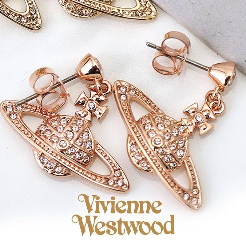 ヴィヴィアン ピアス プチオーブ ピンクゴールド ウエストウッド Vivienne Westwood レディース 女性 20代 62020025G ビビアン おしゃれ ブランド ドロップピアス 揺れる きらきら 小ぶり かわいい VVPI vvacc 成人式 新社会人 プレゼント ギフト 2024 旅行 新生活 入学