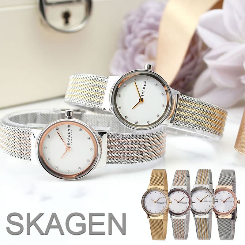 スカーゲン 【43%OFF \5,610-円引】プレゼント おすすめ スカーゲン 腕時計 SKAGEN 時計 フレヤ FREJA レディース 女性 人気 ブランド 小さめ 華奢 小さい アクセサリー かわいい おしゃれ シンプル 大人可愛い 大学生 彼女 就職 祝い 記念日 誕生日 ギフト 2024 新生活 入学 卒業