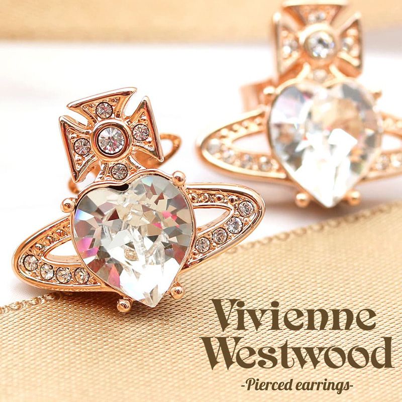 ヴィヴィアン・ウエストウッド ピアス（レディース） 大人可愛い ブランド アクセ Vivienne Westwood ピアス ヴィヴィアン ウエストウッド ジュエリー ビビアン レディース 女性 人気 おしゃれ かわいい 20代 30代 結婚式 二次会 パーティー ドレス ワンピース お呼ばれ 誕生日 プレゼント ギフト VVPI vvacc 新生活 入学 卒業