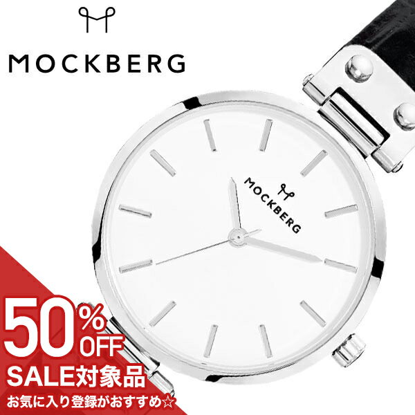 【50%OFF半額 10450円引】 モックバーグ腕時計 MOCKBERG時計 MOCKBERG 腕時計 モックバーグ 時計 Original レディース ホワイト MO121 人気 ブランド 女性用 妻 上品 かわいい 薄型 アクセサリー シンプル 革 シルバー 新生活 プレゼント ホワイトデー ギフト 旅行 入学