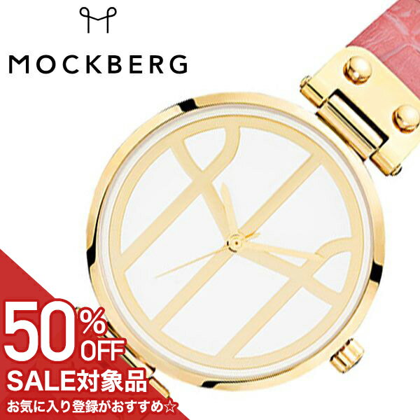 乐天商城 - 【50%OFF半額 12100円引】モックバーグ腕時計 MOCKBERG時計 MOCKBERG 腕時計 モックバーグ 時計 Tsugumi レディース ホワイト MO622 人気 ブランド 女性用 妻かわいい 薄型 アクセサリー シンプル 革 ゴールド 誕生日 新生活 プレゼント ギフト 旅行 母の日