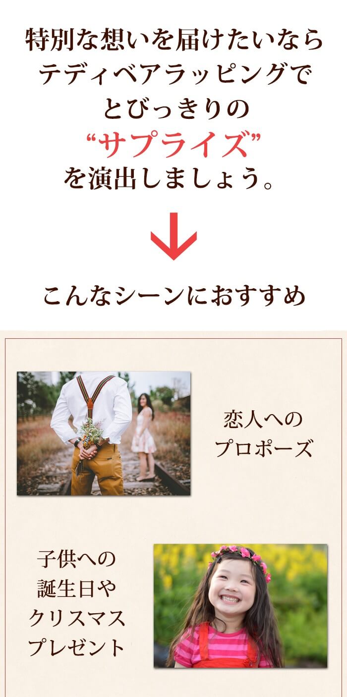 プロポーズ 演出一緒に考えます★ 特大 テディベア ラッピング 贈り物 豪華 かわいい 大人 子供 ペア カップル 記念 記念日 ぬいぐるみ 大 人形 テディ ベア クマ 熊 男の子 女の子 嫁 彼女 告白 結婚記念日 20歳 成人 プレゼント 新社会人 入学 卒業 ギフト 母の日 父の日の商品画像 3