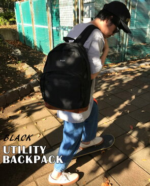 【セール SALE 送料無料】 HUF リュック ハフ バッグ バックパック デイバッグ ブラック Tシャツ UTILITY BACKPACK キース ハフナゲル スケート メンズ レディース スラッシャー THRASHER フェス スケート スケボー